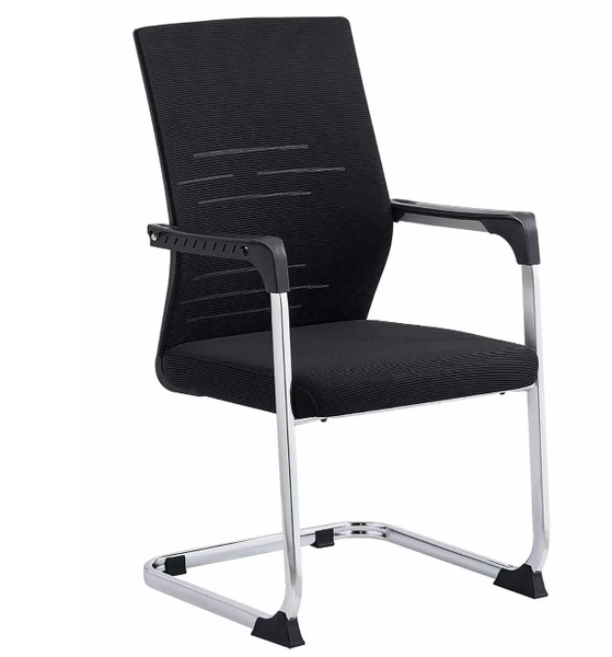 GuestEase Contemporary Office Chair -Supportive Fabric Seating for Visitors