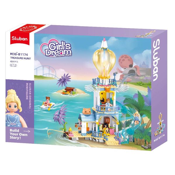Sluban Building Set: Girls Dream - The Highlanders Lighthouse - 404 Piece