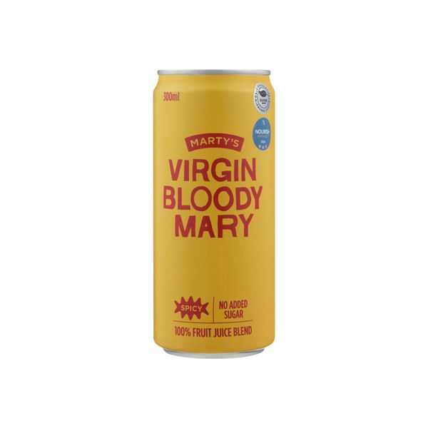 Marty's Virgin Bloody Mary - Spicy | 4 x 300ml | Award-Winning | Vegan