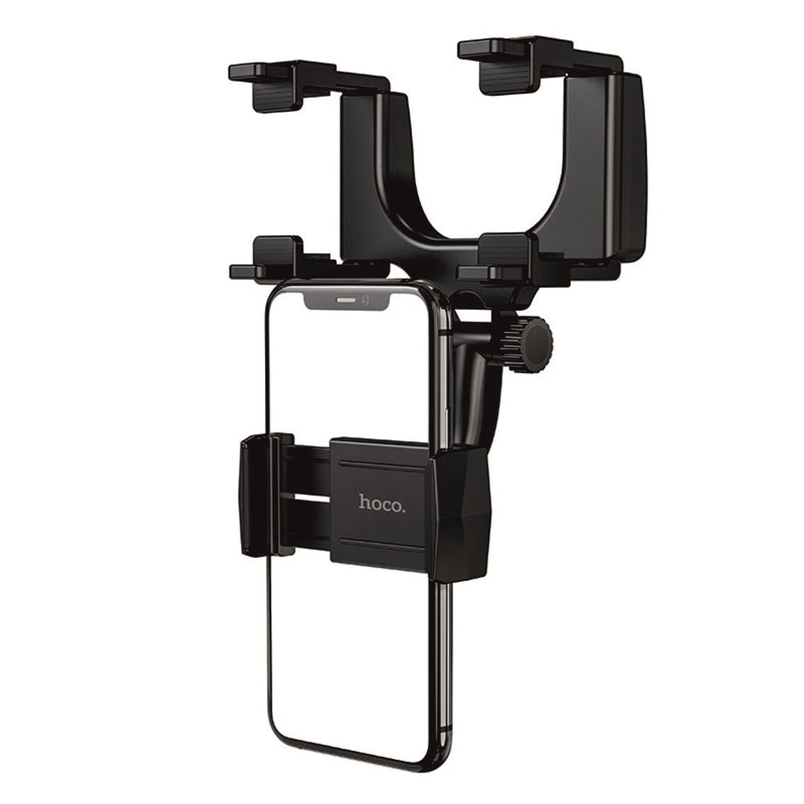 rear view mirror mount for cell phone