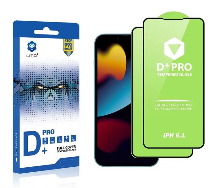 LITO 2Pack iPhone 12 Series Mini/Pro/ProMax Full Tempered Glass Protector