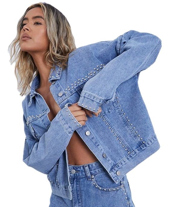 i saw it first denim jacket