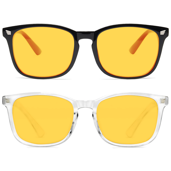 Blinkers Zenith Amber Tinted Blue Light Blocking Glasses (2 Pack)