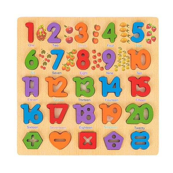 Kids Educational Number &amp; Math Symbols Puzzle