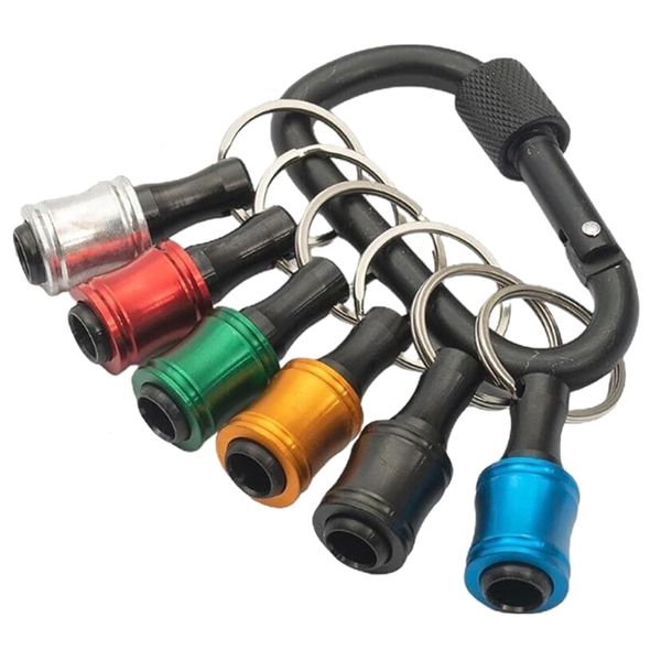 Camping Quarter Hex Drill Bit Extension Adapter Holder