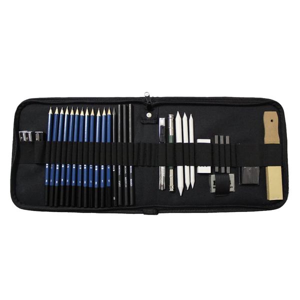 33 Pieces Professional Art Sketching Pencils Set