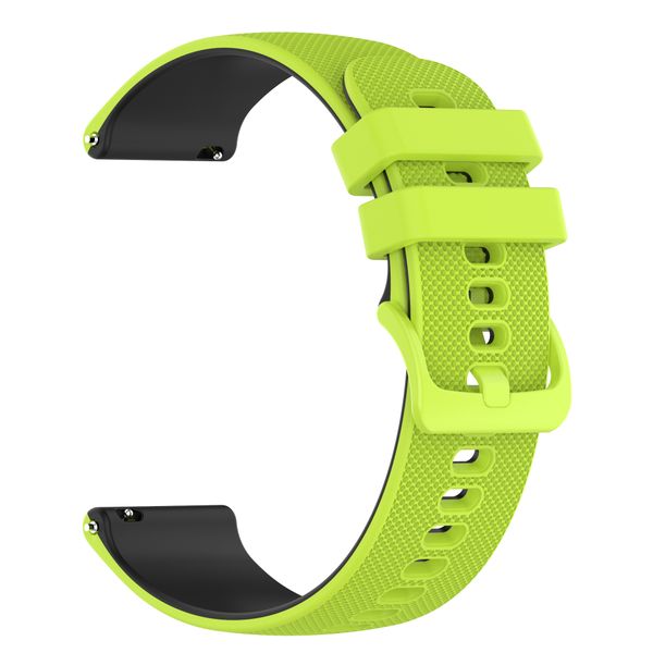 20mm Sports Strap Compatible with Samsung/Huawei/Garmin - Green &amp; Black