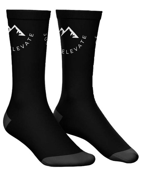 High-Performance Cyclist Racing Crew Socks - Size Large UK 08-12