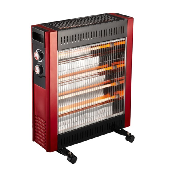 2000W 5 Bar Electric Heater- 3 Heating Selection &amp; Adjustable thermostat
