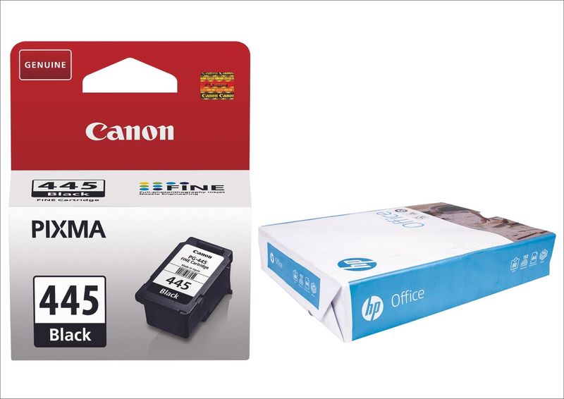 Canon PG445xl Black Ink and Paper Bundle