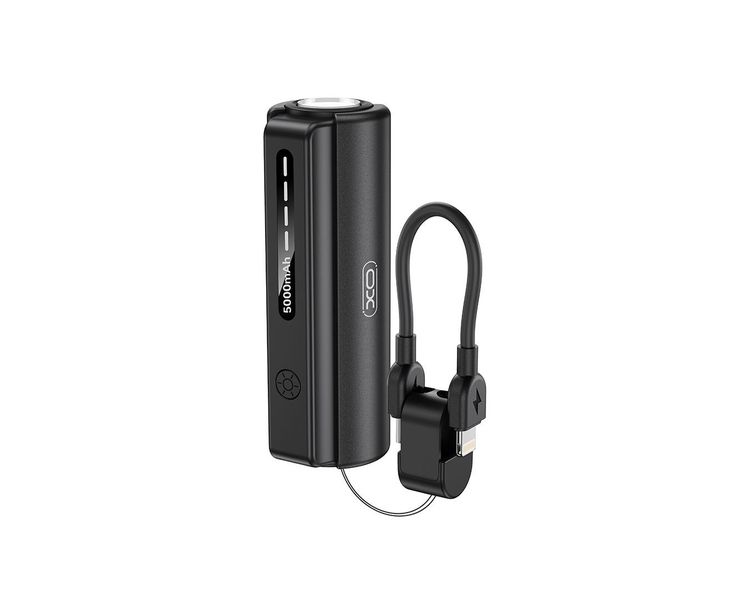 XO PR281 Powerbank With Build in Mini Flashlight Black