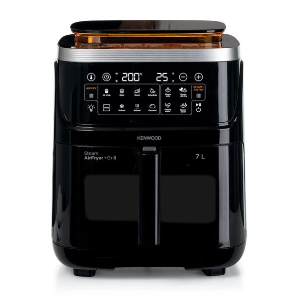 Kenwood - 7L Steam Air Fryer 3-in-1 - HFS92.000BK