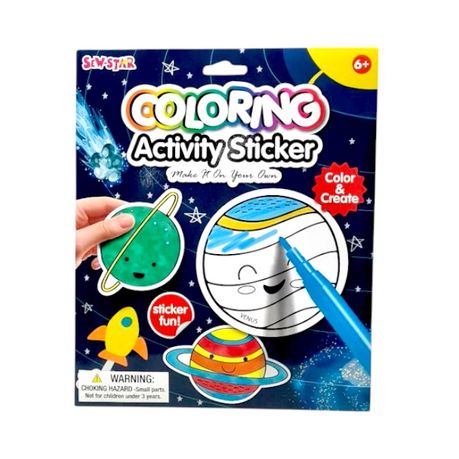 Sew-Star Solar System Watercolor & Sticker Activity Set Image