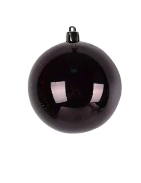 Aurora Borealis Black Christmas Baubles for Decorations