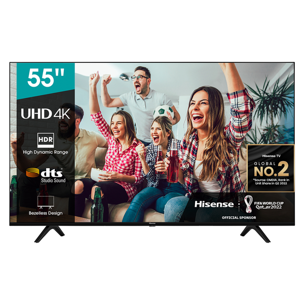 Hisense 55" A6G UHD Smart TV with HDR &amp; Bluetooth