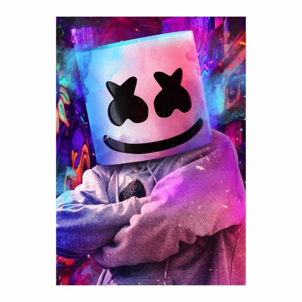 Marshmello Color Art - A1 Poster