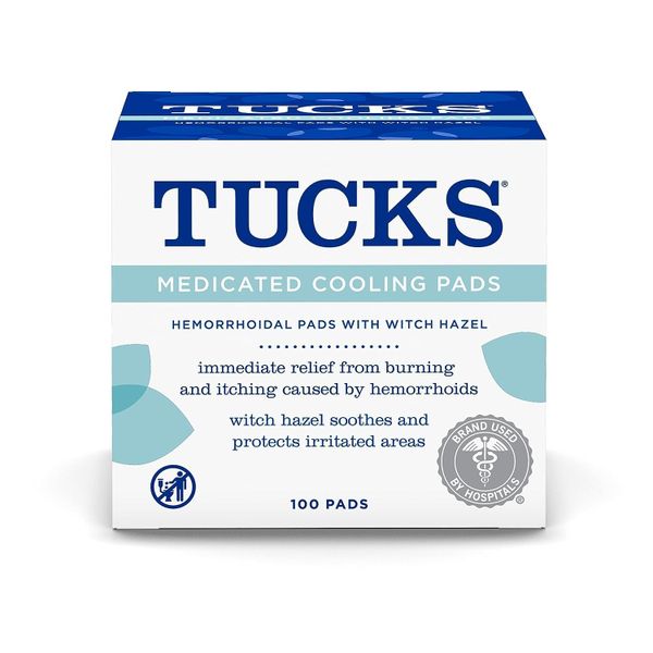 Tucks Medicated Cooling Pads - 100 Count