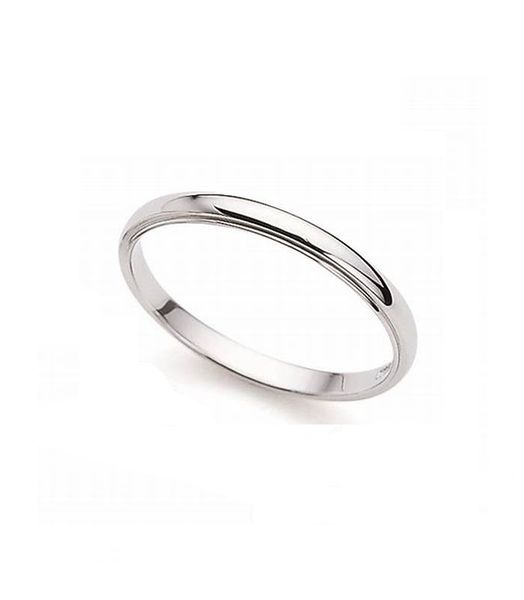 Stainless Steel Plain Band Ring - 1 Size-20mm In Diameter X 8mm Wide - Flat