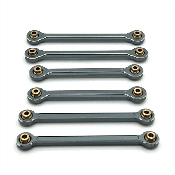 Rc Car Upgrade Pull Rod Link Rod Steering Rod Set for Mjx Red