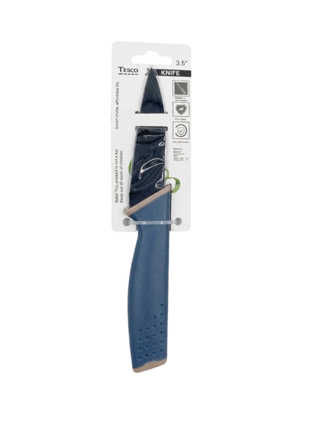 Tesco Home 3.5 Stainless Steel Paring Knife Ergonomic Grip, 3CR13 Steel