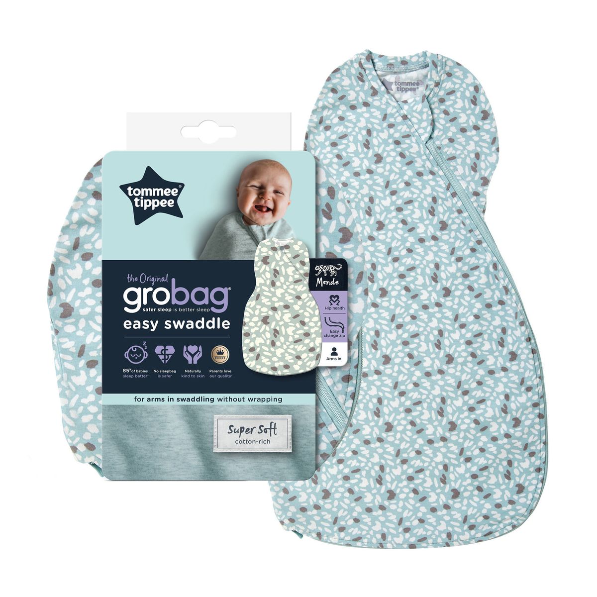 Tommee Tippee Grobag Easy Swaddle Earth Green Buy Online in South