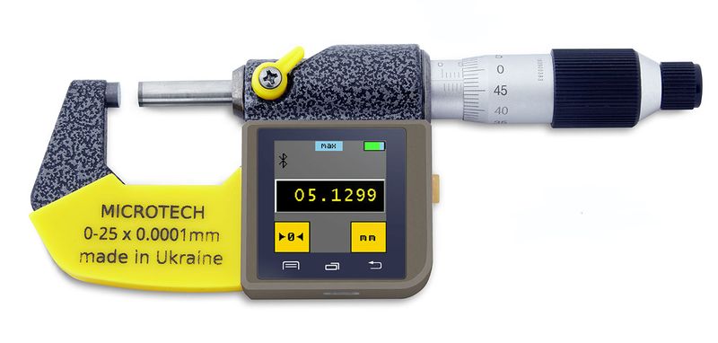 Microtech Computerised Micrometer 0-25mm/1" x 0.001mm/0.00005