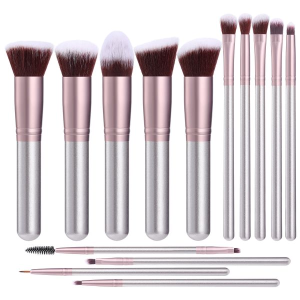 Makeup Brushes Premium Synthetic Foundation Powder Makeup 14-Piece Brush Set
