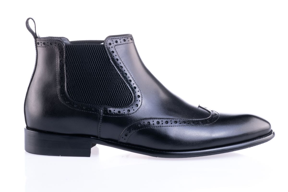 Marco Kavaleri - Men's Detailed Formal Slip-On Shoes - Black | Shop ...