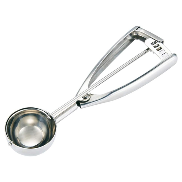 2 Tbsp Capacity, Premium 18/8 Stainless Steel for Baking Cookies, Cupcakes,