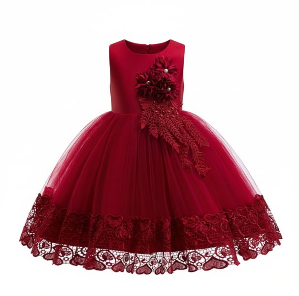 The Elegant Burgundy Ballerina Dress for Girls