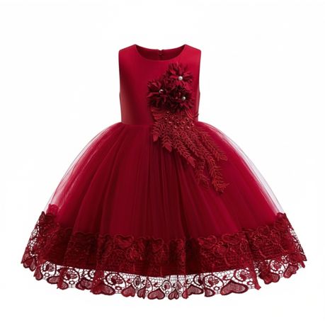 The Elegant Burgundy Ballerina Dress for Girls