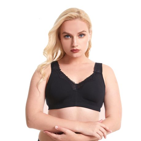 Women Plus Size Cotton Non-Padded Wire-Free All Day Comfort Ultra Thin Bra, Shop Today. Get it Tomorrow!