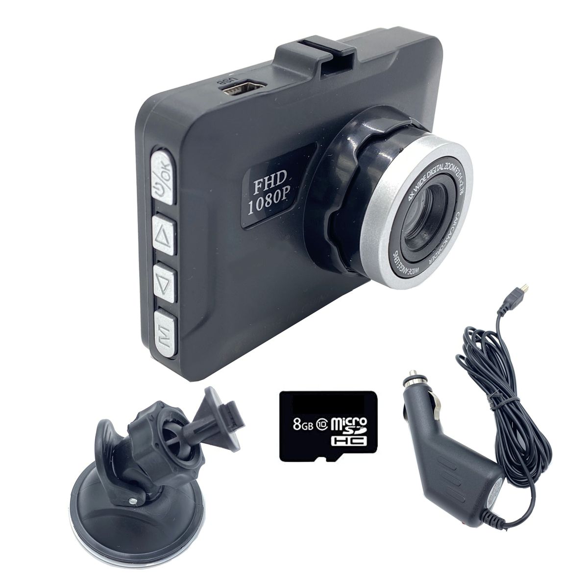 Vehicle Blackbox HD DVR 2.2" Screen Up To 1080P & Add On 8GB SD Card ...