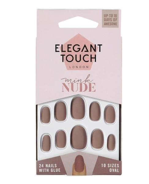 Elegant Touch Nails, Mink Nude