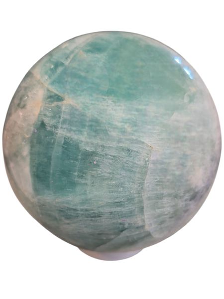 Calcite Green Crystal Orb 9cm