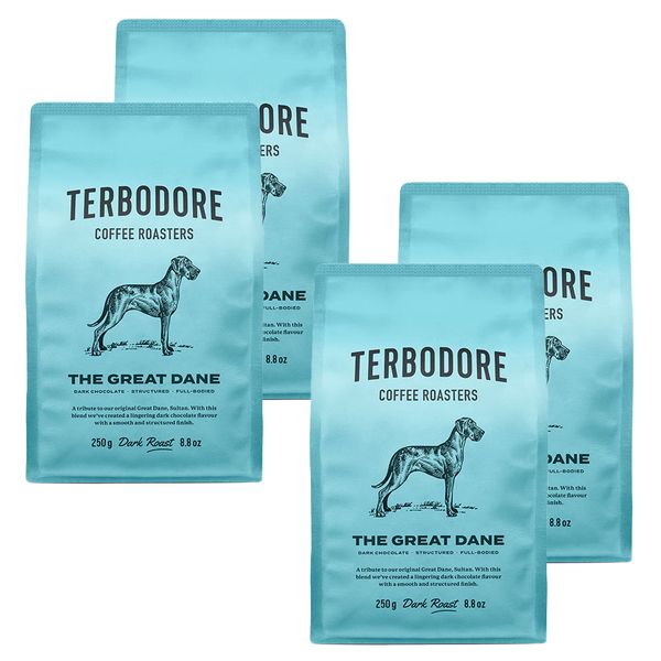 Terbodore The Great Dane Coffee Beans Bundle - 4 x 250g