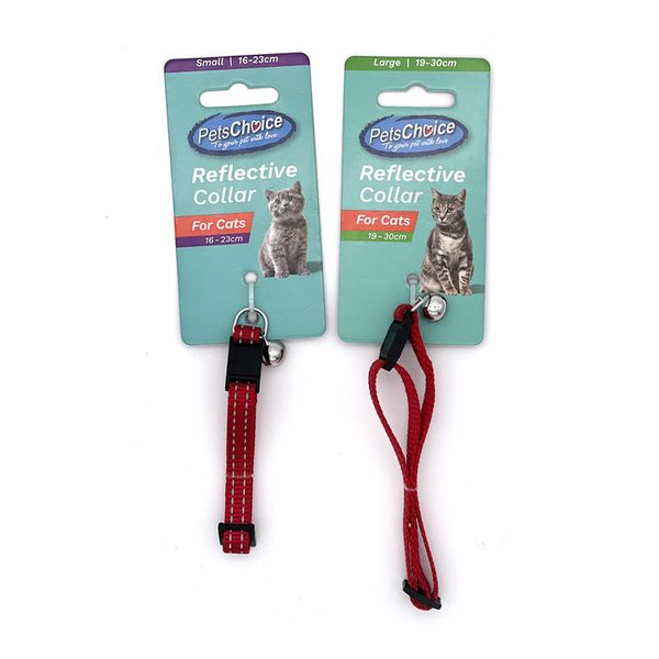 Pet's Choice - Reflective Collar For Cats x2
