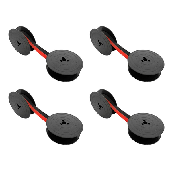 4Pcs GR4 Typewriter Ribbon Typewriter Ribbon (Black &amp; Red)