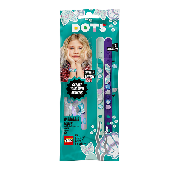 LEGO DOTS Mermaid Vibes Bracelets Playset 41909
