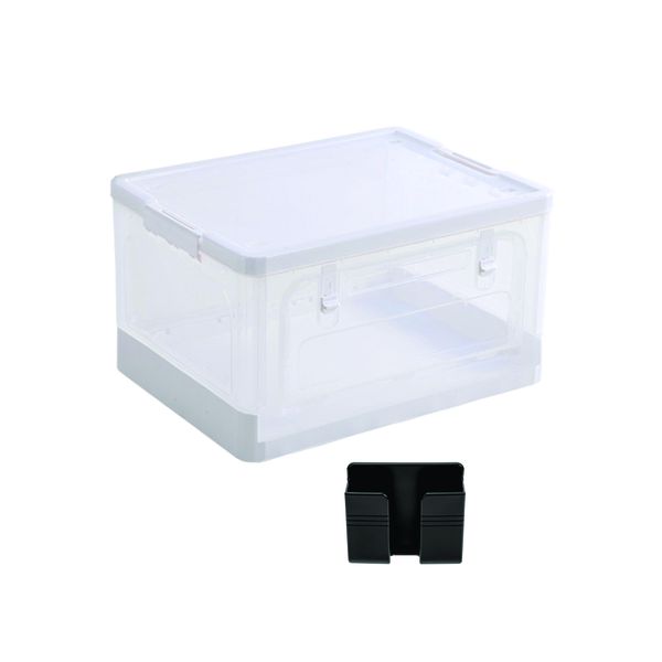 Household Storage Stackable Box - Multifunction Portable Organiser Box and Wall Mount Phone Pouch