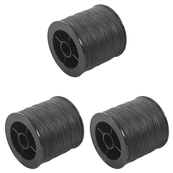 500M 50Lb 4 Strands Multifilament Pe Braid Fishing Line Black