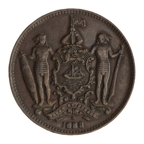 1888 British 1 Cent British North Borneo Company