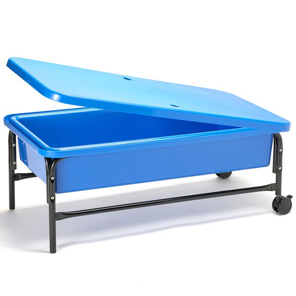 EDX Education - Sand &amp; Water Activity Tray with Stand and Lid - 58cm High