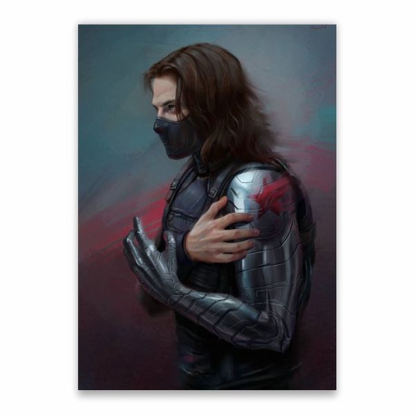 Winter Soldier Portrait Poster - A1