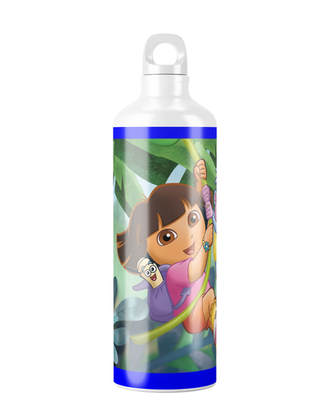 Katz Designs - Metal Water Bottle - Dora the Explorer