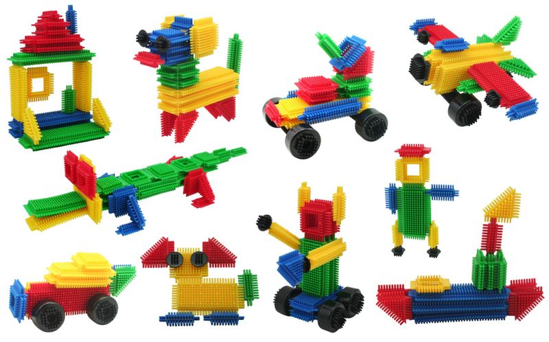 Bristle Blocks Building Set (136 Piece)