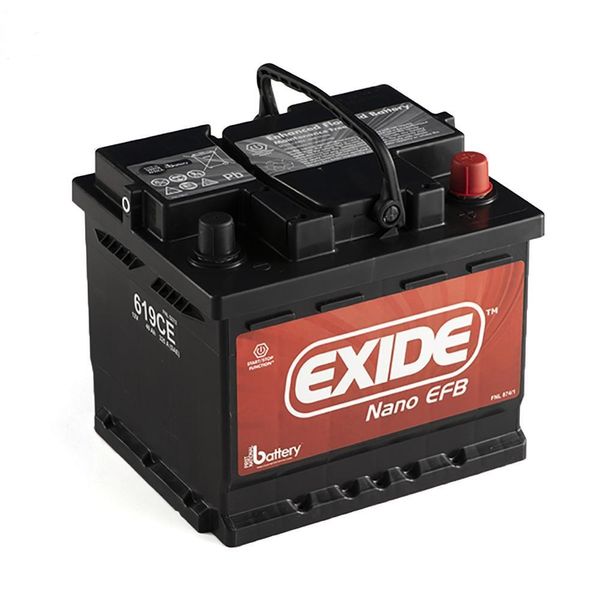 Exide 12V Car Battery - 619