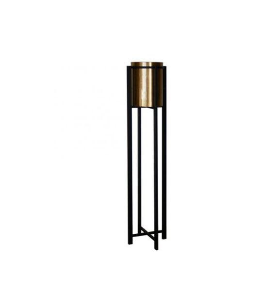 Mc - Gold / Black Planter Stand