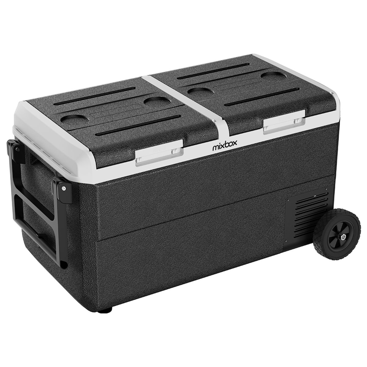 Mix Box Ice Peak Series Dual Zone Car Refrigerator with Wheels – 75L