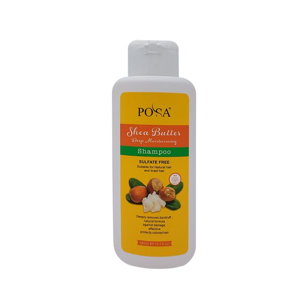 Posa Shea Butter Deep Moisturising Sulfate-Free Shampoo 385ml
